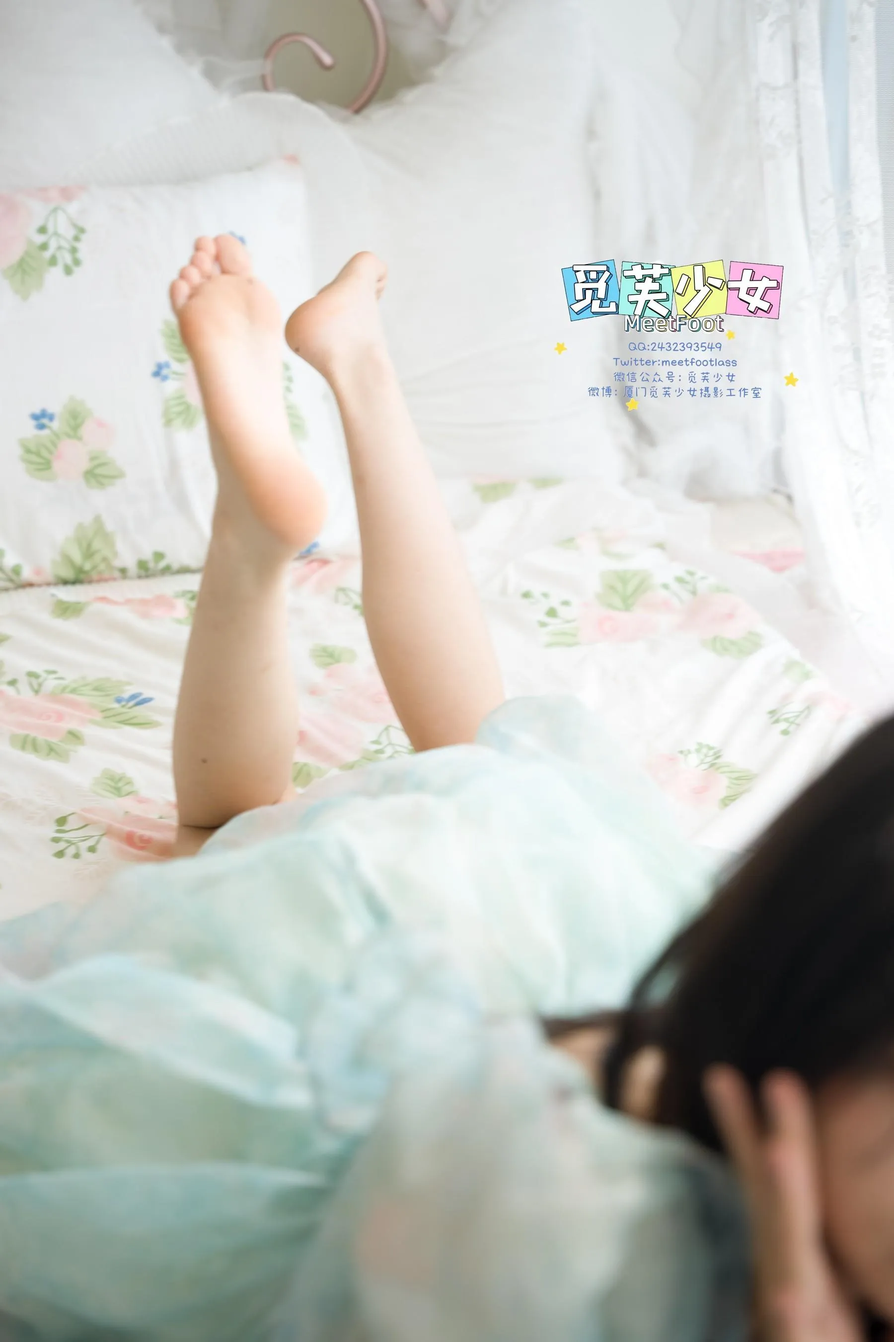 觅芙少女 NO.033 小婉-一袭蓝色纱裙构筑今晚浪漫的梦境-PIC [249P]插图2